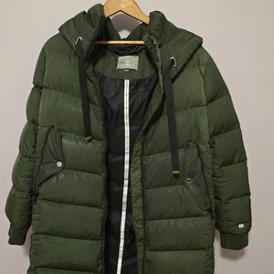 Soia & Kyo Dark Green Puffer Jacket